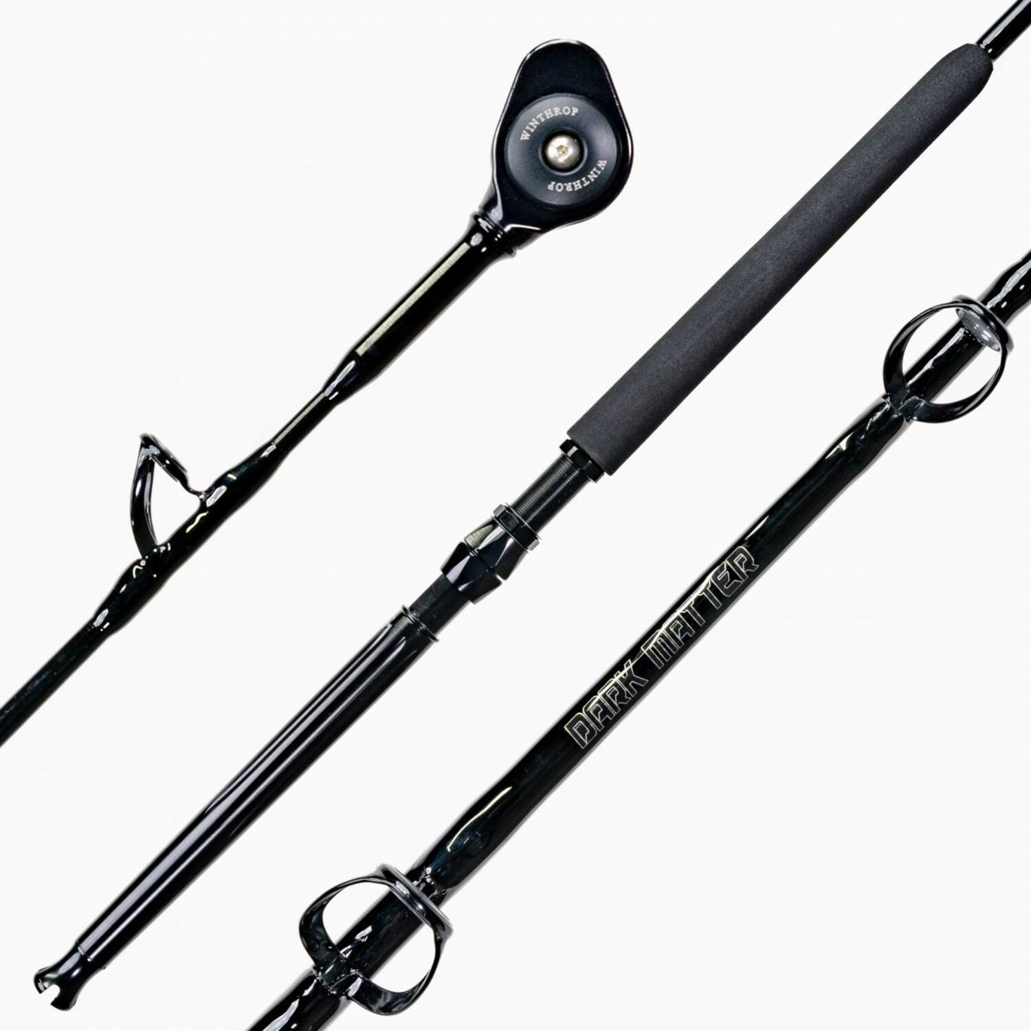 Dark Matter Custom Deep Drop Swordfish Rods Blackout