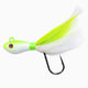 3/4 oz / Chartreuse/White