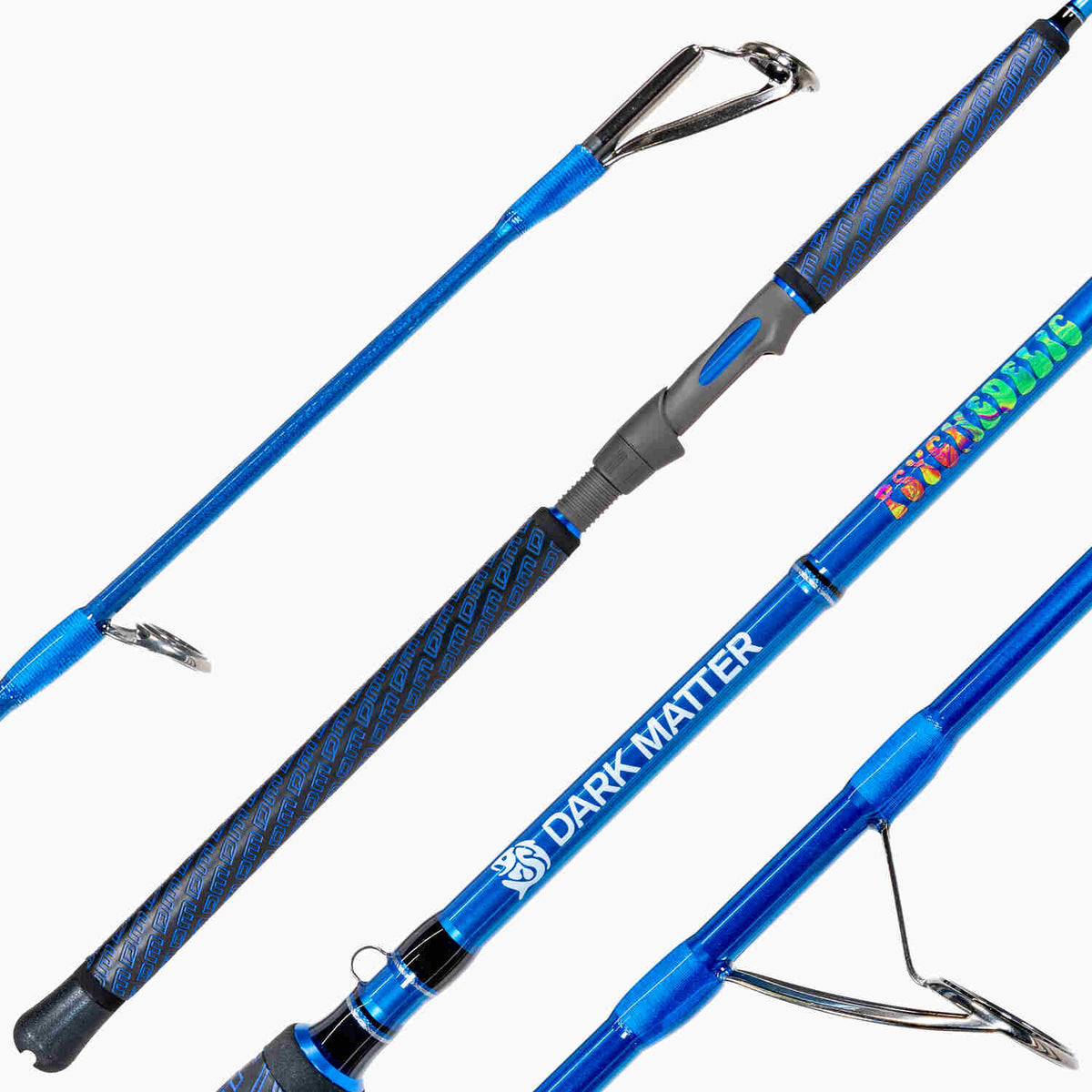 Dark Matter Psychedelic Inshore Spinning Rods H Blue
