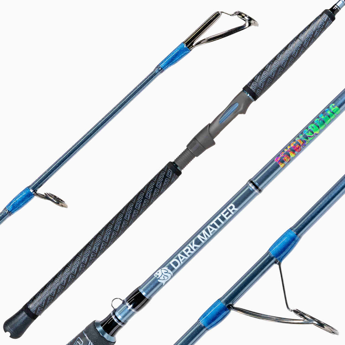 Dark Matter Psychedelic Inshore Spinning Rods H Gunmetal
