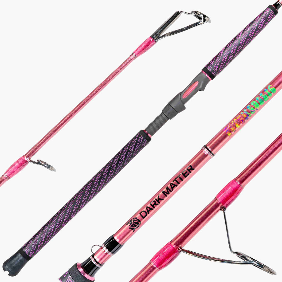 Dark Matter Psychedelic Inshore Spinning Rods H Pink