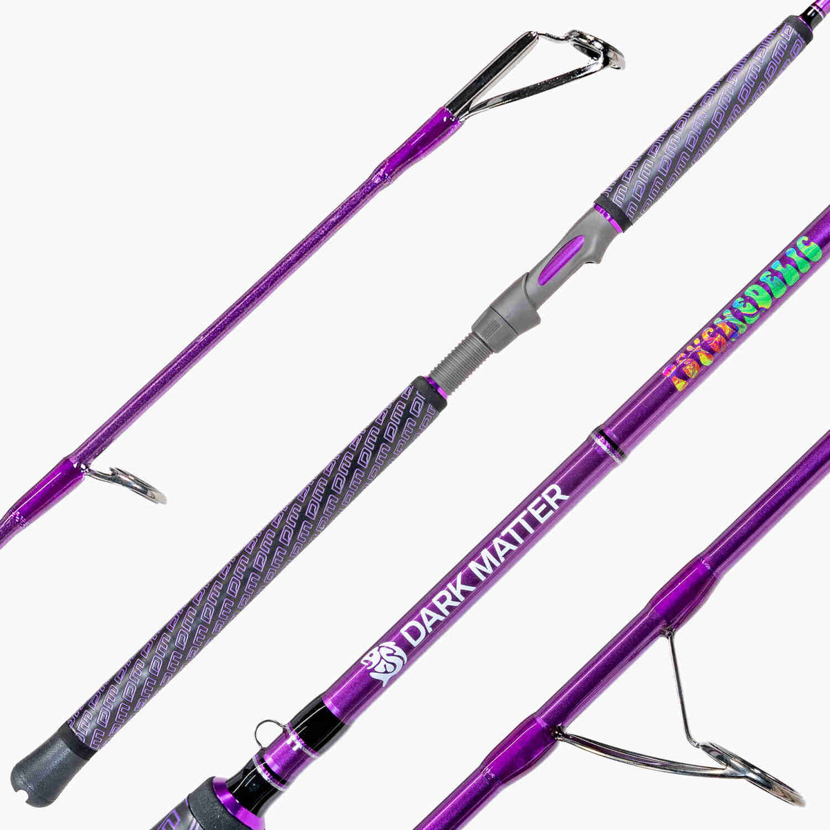 Dark Matter Psychedelic Inshore Spinning Rods H Purple