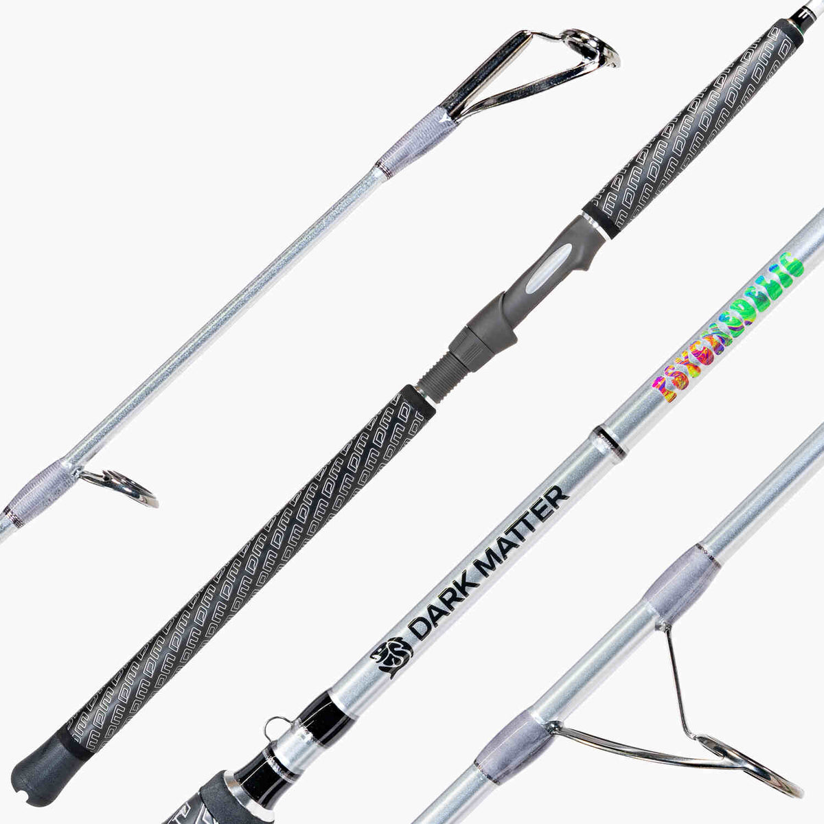 Dark Matter Psychedelic Inshore Spinning Rods H Silver