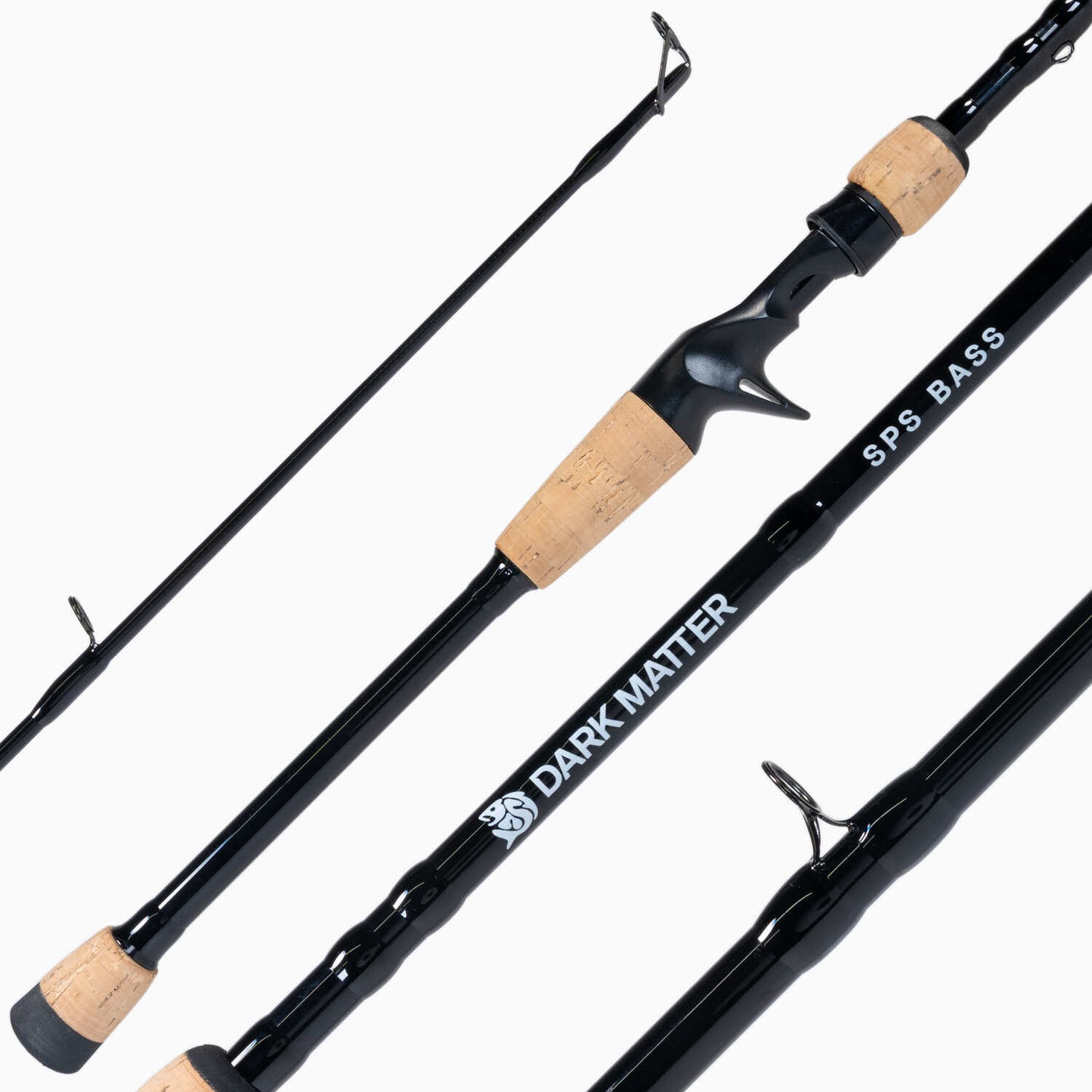 Dark Matter SPS Bass Casting Rods Black