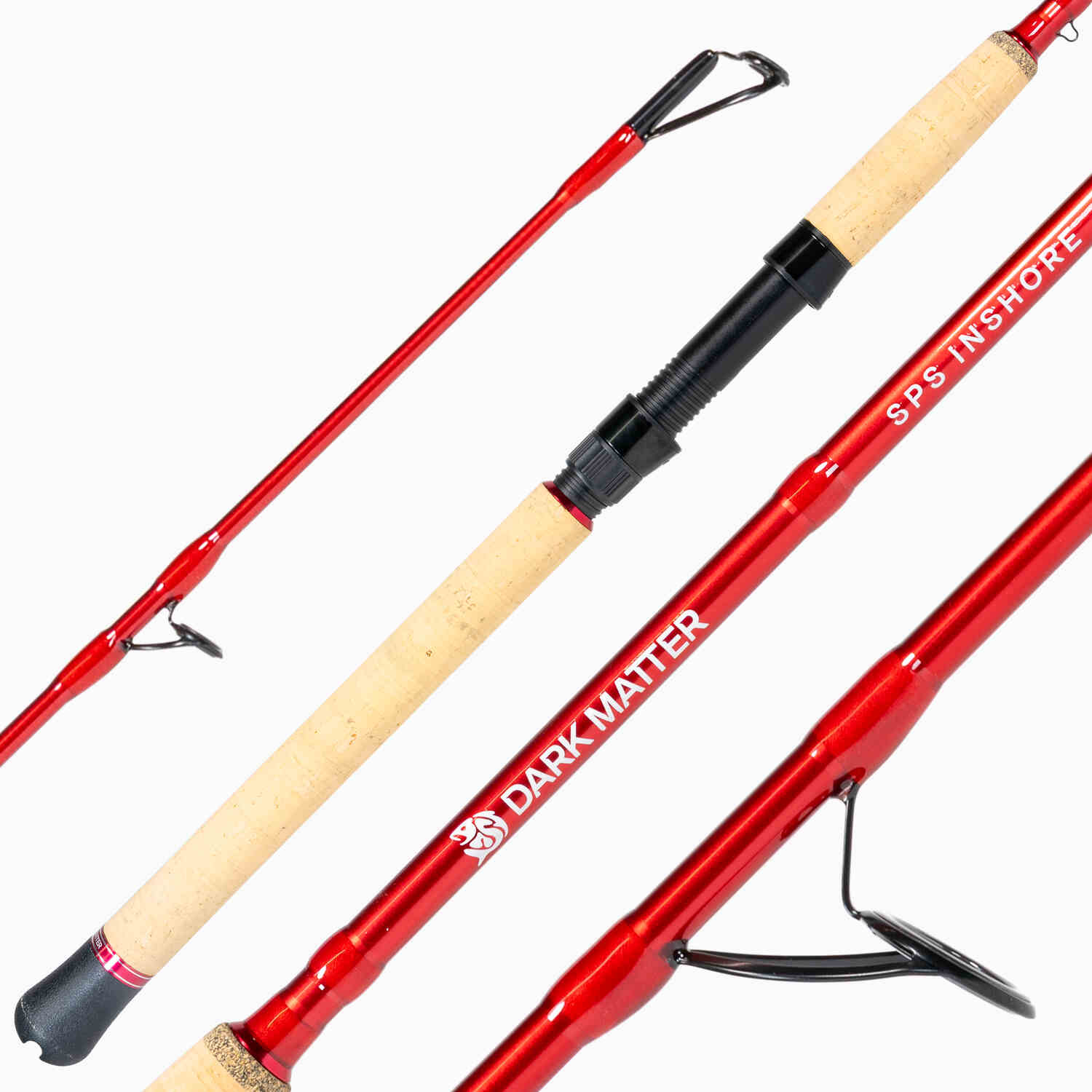 Dark Matter SPS Inshore Spinning Rods Red H