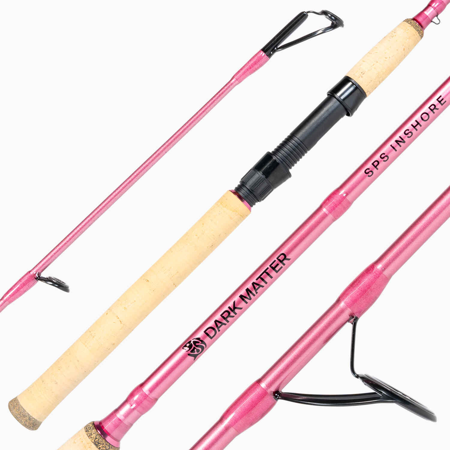Dark Matter SPS Inshore Spinning Rods Pink MH
