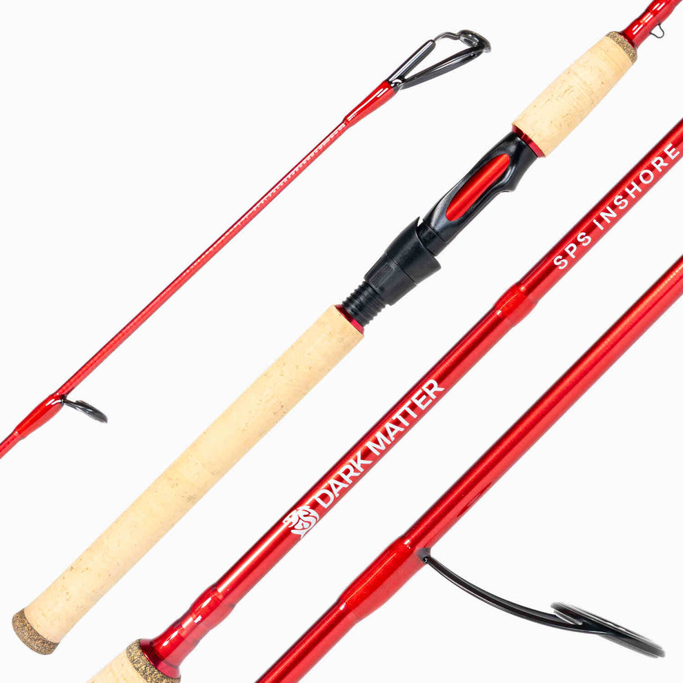 Dark Matter SPS Inshore Spinning Rods - Red – Dark Matter Fishing
