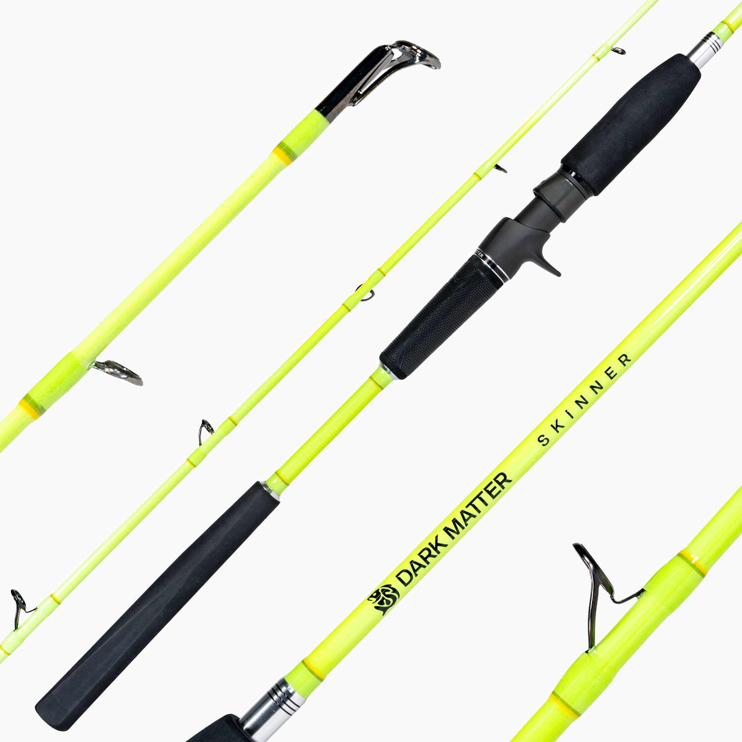 dark matter fishing rod combo Dark Matter Skinner Jig & Bounce Casting Rods Metallic Blue 6'8"