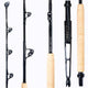 50-130 Winthrop Guides Terminator Butt Cork Grips / Blackout