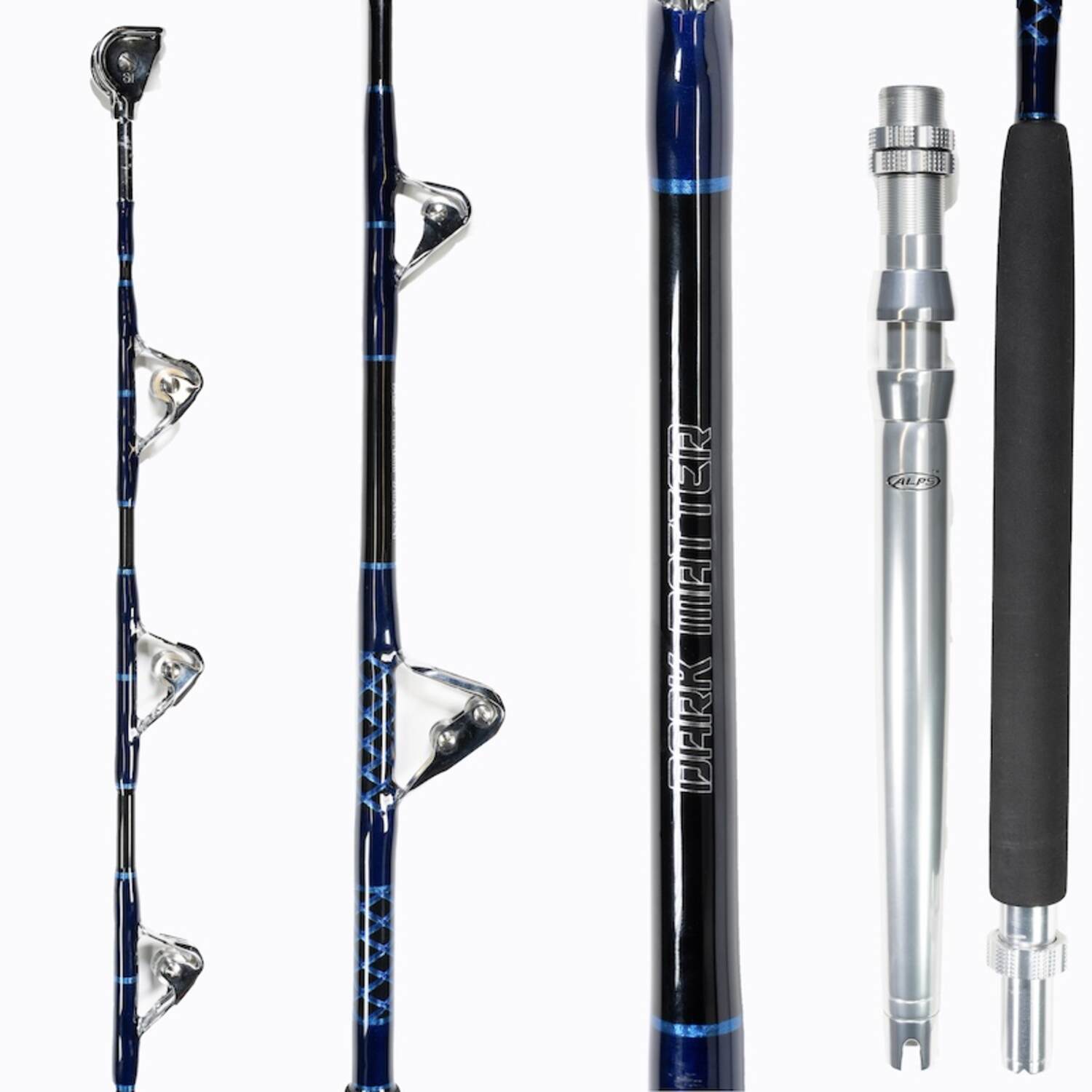 dark blue fishing rod color combos Dark Matter Custom Standup Rods