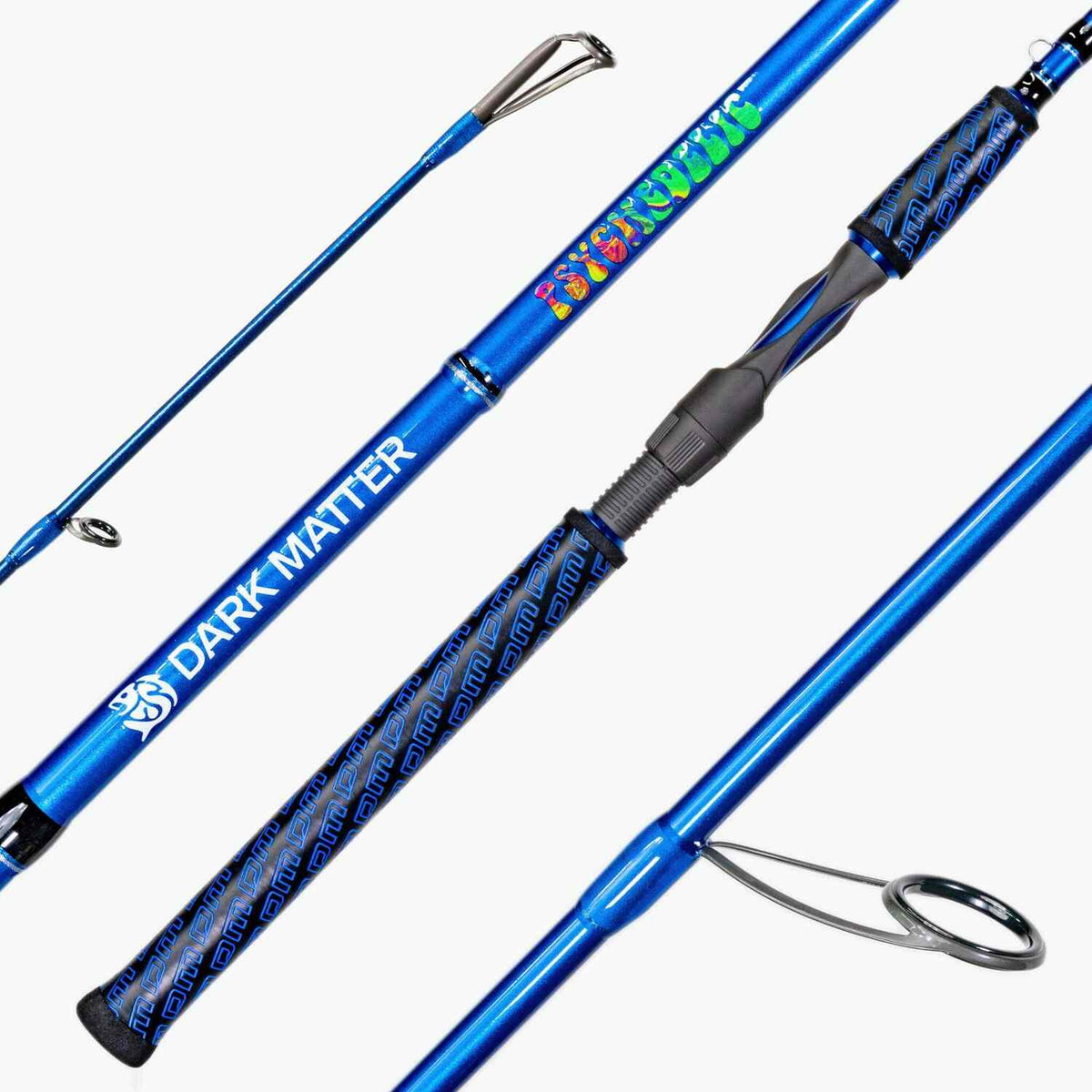 dark blue fishing rod color combos Matter Custom Standup Rods 100 lb class in two amazing colors Fishing Rods Rock Fishing Rod