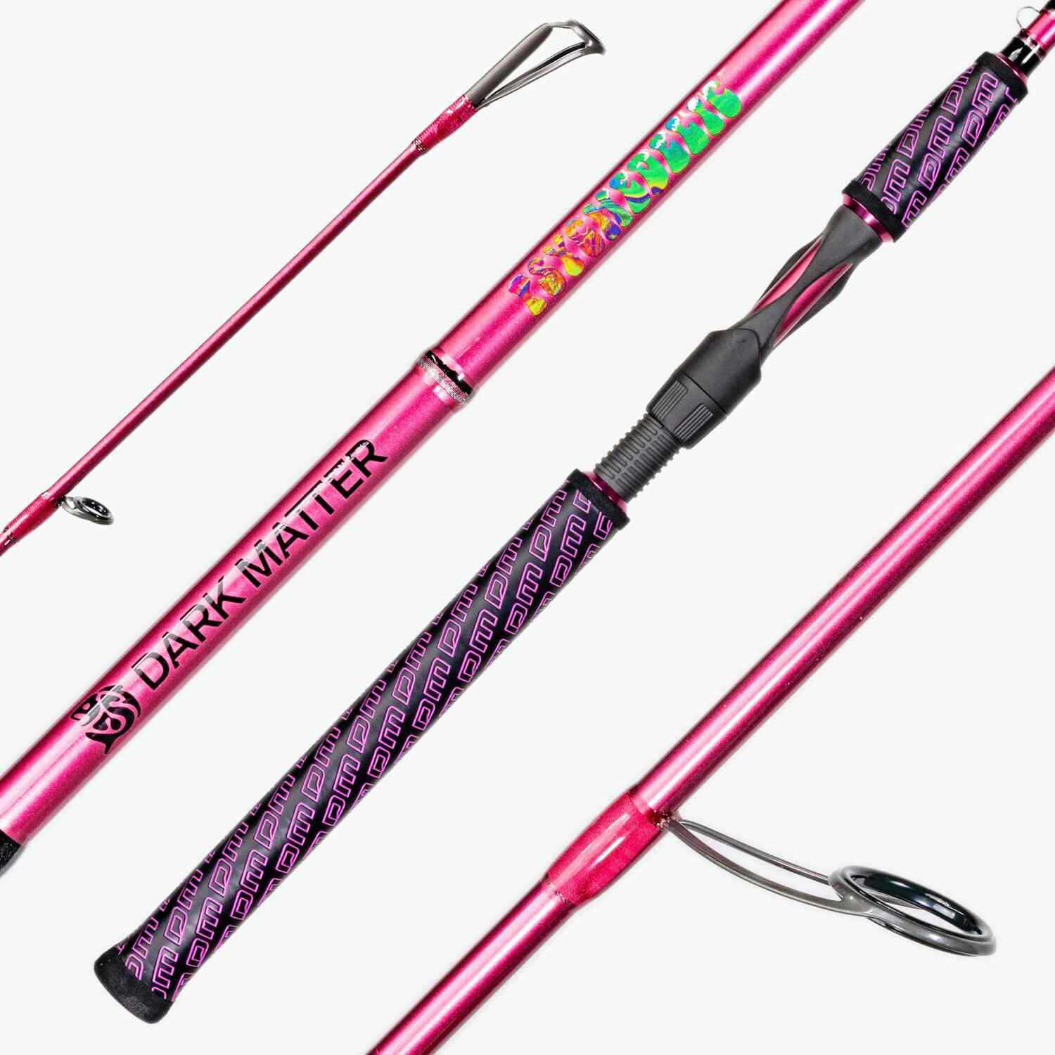 custom purple fishing rod Jigging World MK2 7'6" Spinning Effective for pelagic species like bullet tuna or frigate mackerel in open water Durable Fiberglass Fishing Rod -