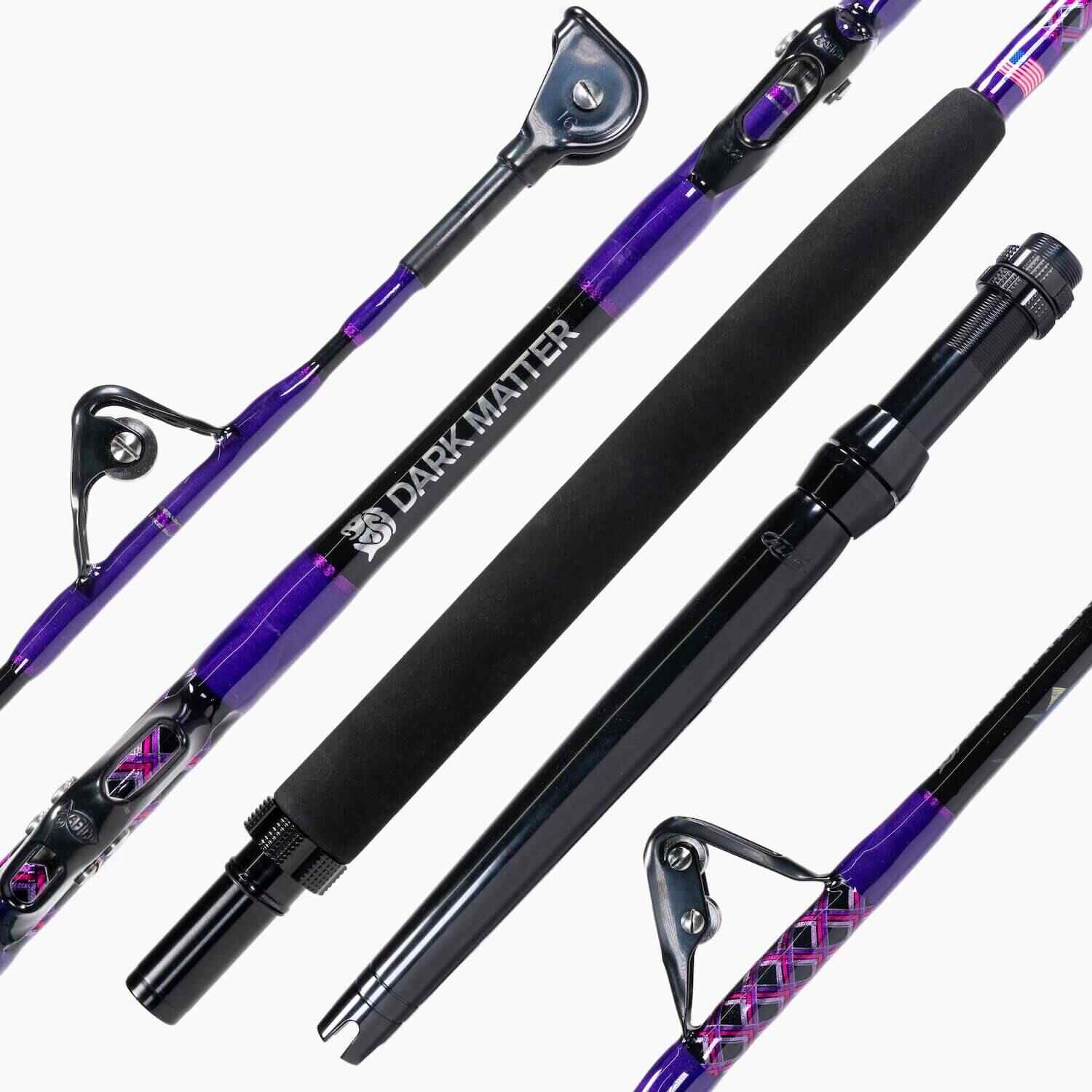 Dark Matter Custom Standup Rods 50-130 Winthrop Guides Terminator Butt Cork Grips / Mahi