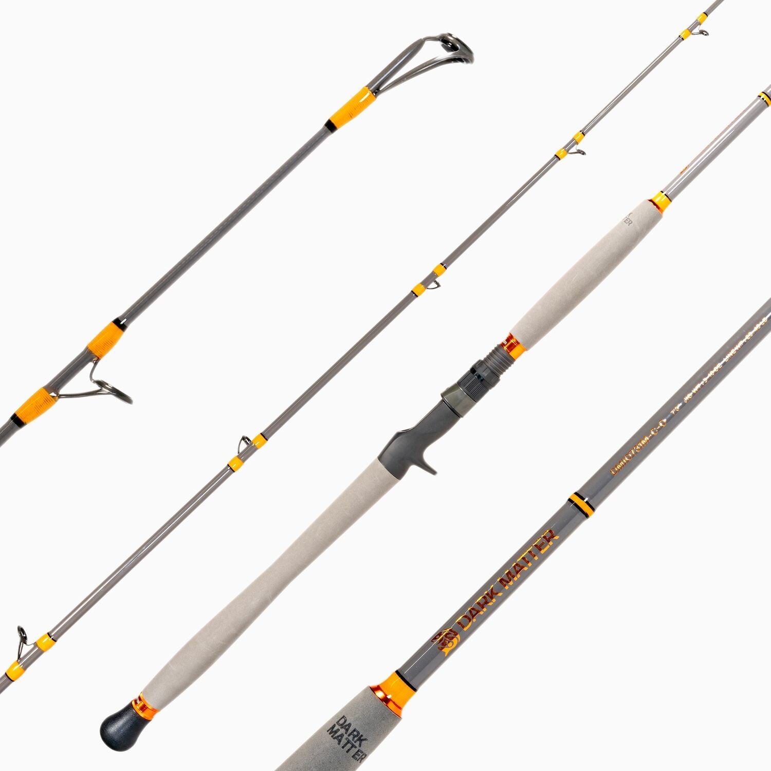 dark matter fishing rod combo Dark Matter IO Casting Rods IO731M-C / Battleship Gray/Orange