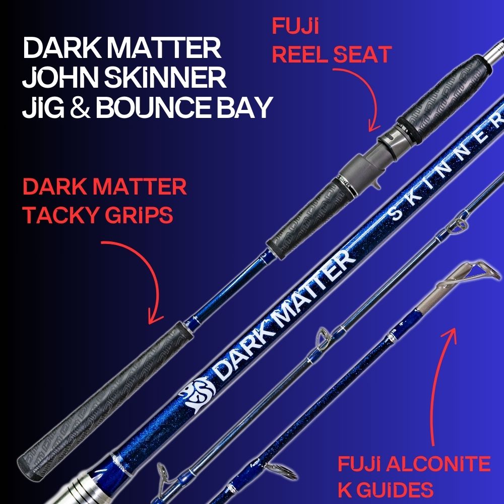 Dark Matter John Skinner Jig and Bounce Casting Rod BAY Hilights