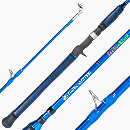 Dark Matter Psychedelic Casting Rods X Blue