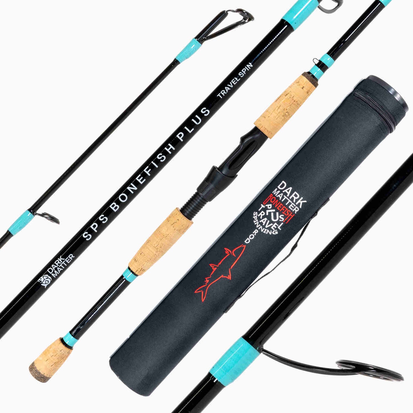 Dark Matter SPS Inshore Travel Spinning Rods BONEFISH